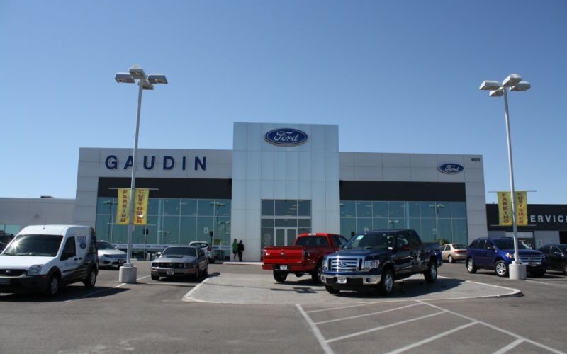 Gaudin Ford Exterior Facade & Quick Lane Addition